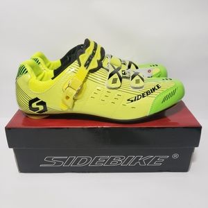 SIDEBIKE Men's Size 11 Bicycle Binding Shoes Road Bike Cycling Shoes SD-003